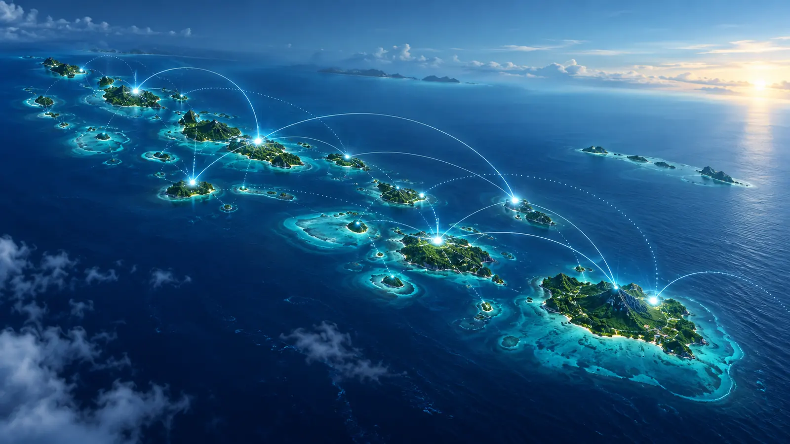Connected island communities linked across the Solomon Islands